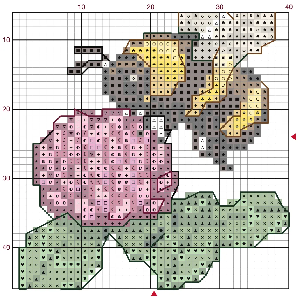 Bumblebee and clover: a piece of the chart